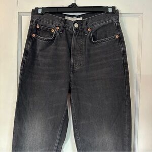 Black topshop boyfriend jeans 25 34